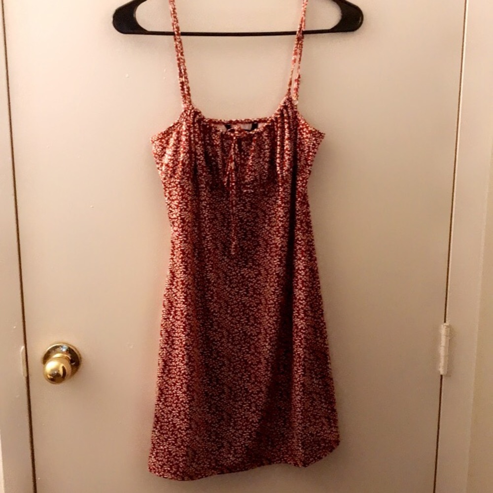 SHEIN red/maroon color cute dress